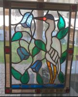 Fensterbild Bleiverglasung Tiffany Storch Kranich Top Zustand Nordrhein-Westfalen - Übach-Palenberg Vorschau