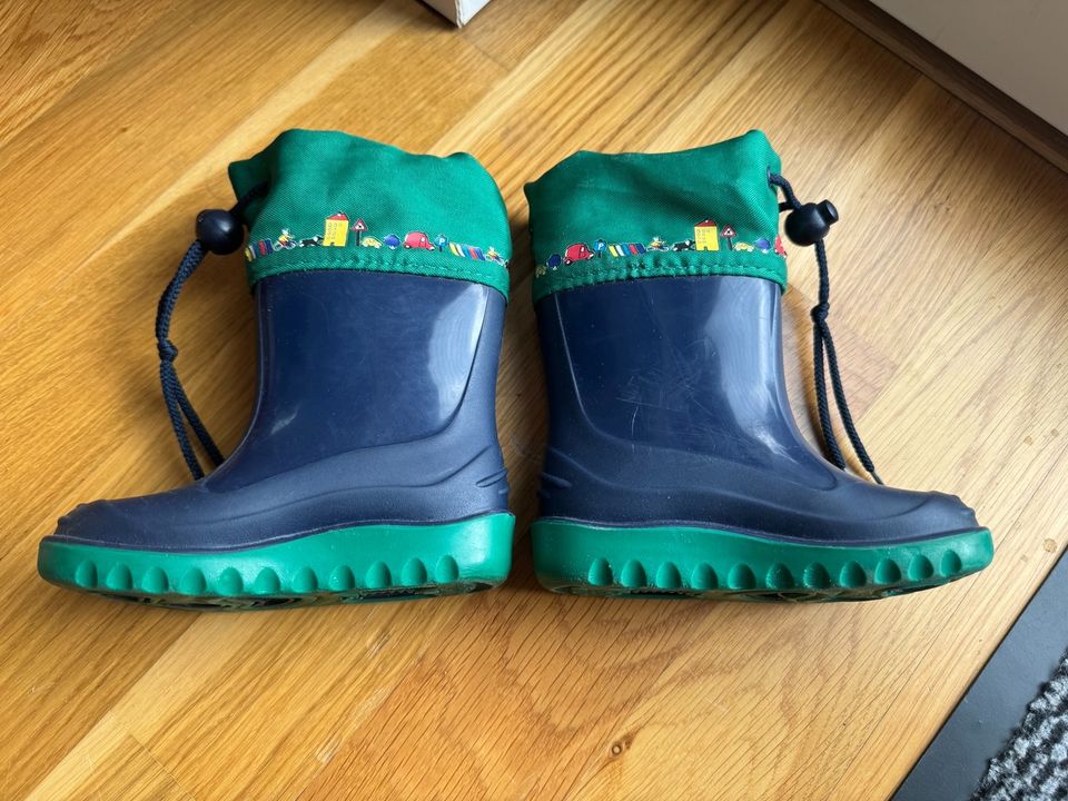 Romika Jerry Gummistiefel Regenstiefel blau grün Gr. 20 in Stahnsdorf