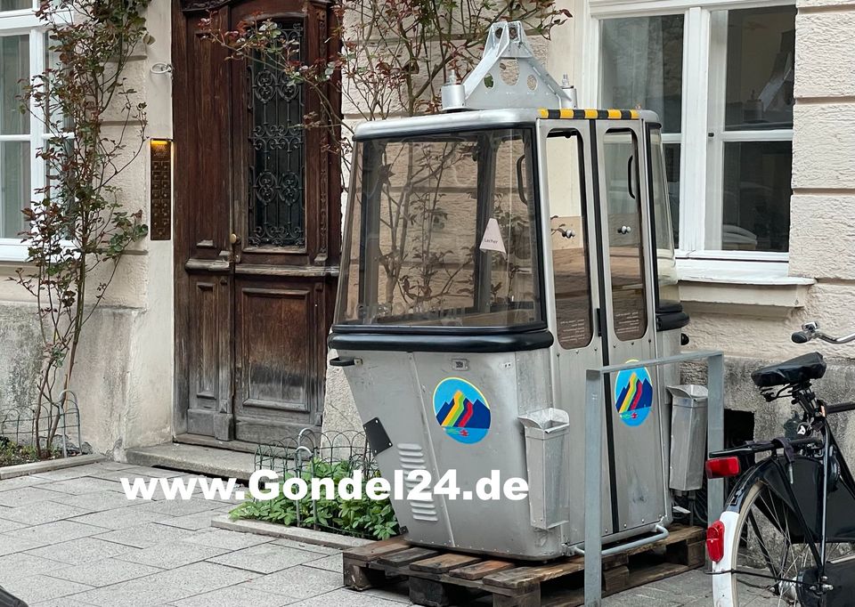 Antike 2-er CWA ALU Gondel Seilbahn Skigondel Kabine Jennerbahn Liftgondel Lift Ski Bergbahn Telefonzelle Sessellift Bergdesgarden Deko Antiquität GONDEL24.de Gondel24 ( kaufen mieten rent ) in Oberhaching