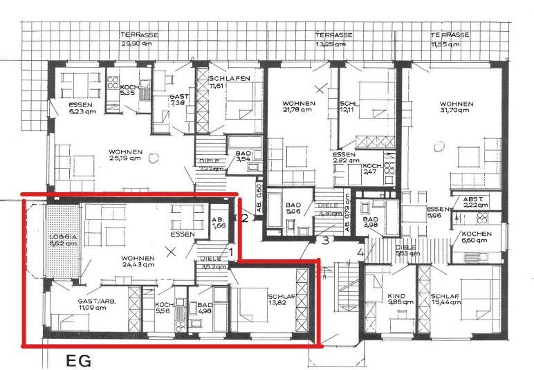 3-Zimmer-Erdgeschoss-Wohnung in Bestlage: Ideal für Investoren und Eigennutzer! in Bad Salzuflen