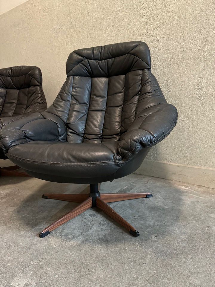 @ LOUNGECHAIR LEDERSESSEL H.W.KLEIN BRAMIN LEDER DANISH DESIGN in Berlin