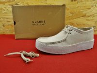 Clarks WALLABEE CUP Halbschuhe Schnürer Weiß Sneaker Schuhe  44 Hessen - Stadtallendorf Vorschau