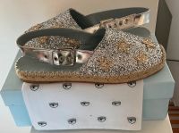 Chiara Ferragni Espadrilles Glitter Silber Sterne Gold Gr. 40 NEU Niedersachsen - Nienburg (Weser) Vorschau