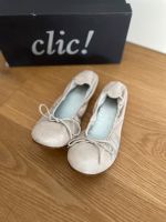 Clic! ❤️ Ballerinas gold beige Glitzer Leder Gr. 36 neuw Bayern - Memmingen Vorschau