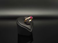 !! Diamant Ring 750 18 Karat Gold Brilliant Rubin !! LXY073 Düsseldorf - Eller Vorschau