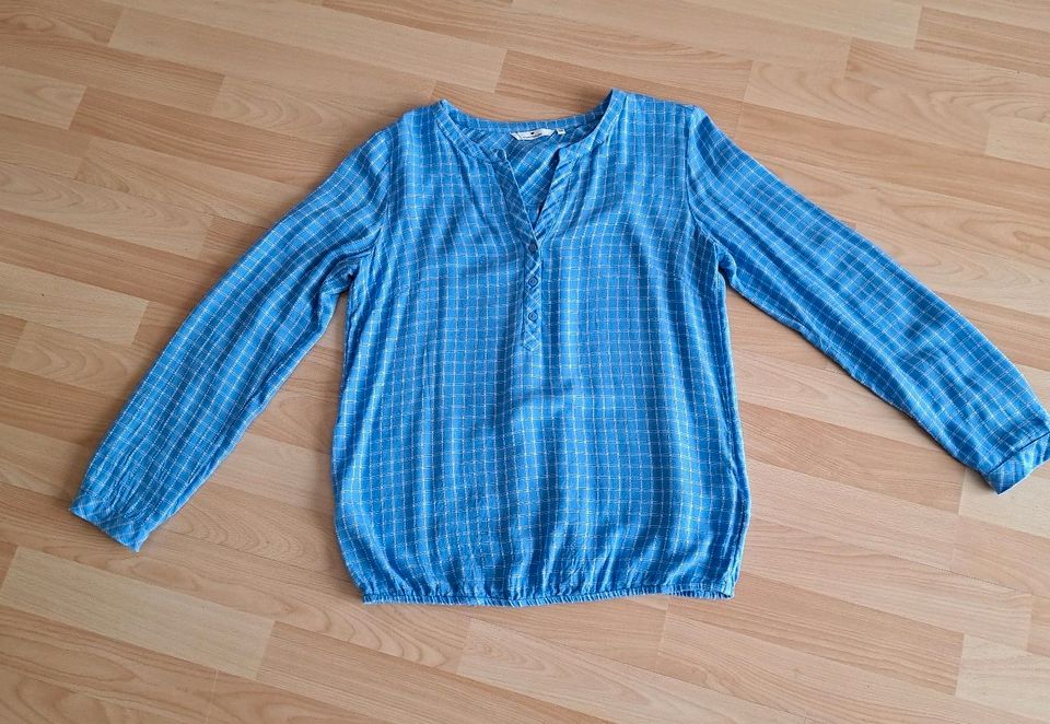 Tom Tailor Bluse Schlupfbluse Gr..36 hellblau neuwertig in Riol