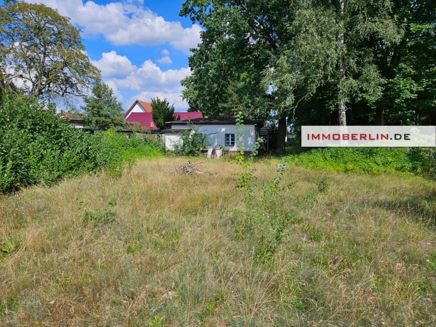 IMMOBERLIN.DE - Idyllisches teilbares Baugrundstück in sehr wohnlicher Lage in Oranienburg