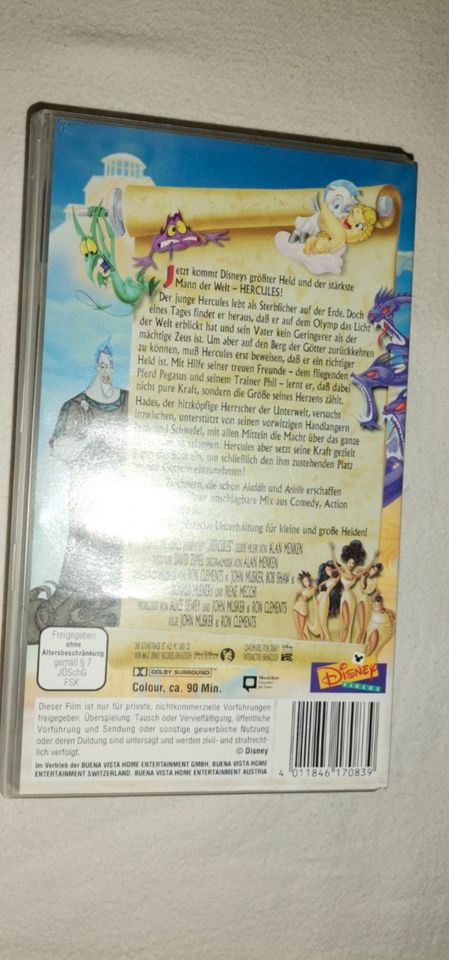 WALT DISNEY CLASSIC VHS KASSETTE MEISTERWERK HALOGRAMM SAMMLERSTÜ in Schwegenheim