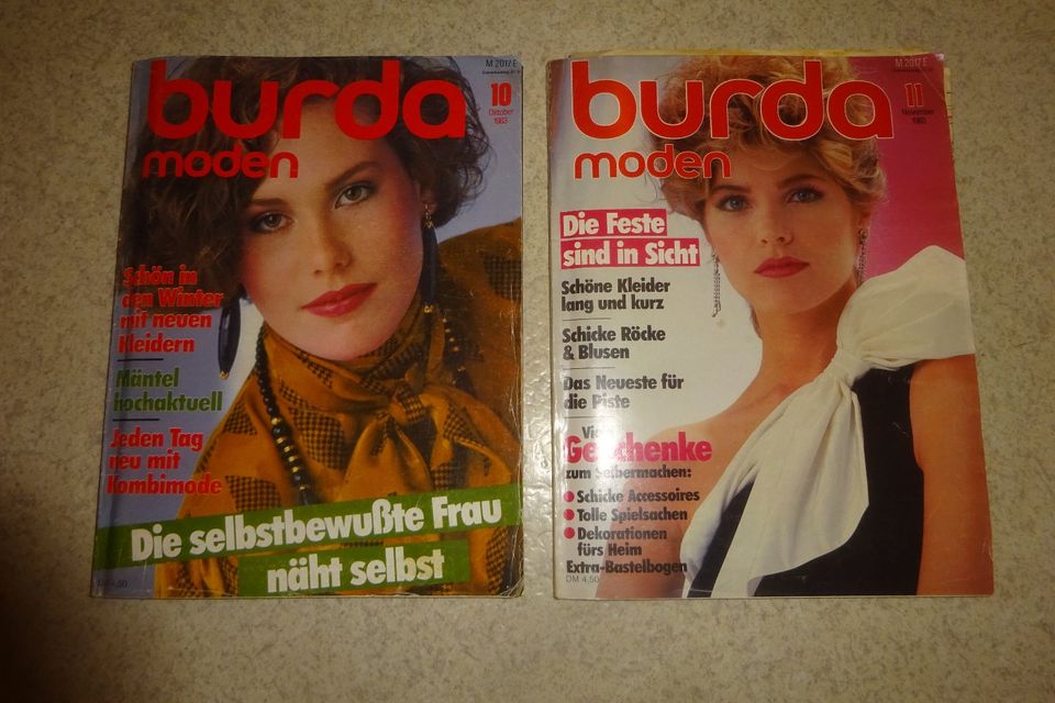 Burda Moden Magazine 1983 10-11 in Frankfurt am Main