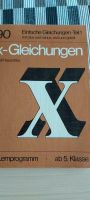 Buch "X-Gleichungen" einfache Gleichungen Teil 1 ab 5.Klasse Hessen - Linsengericht Vorschau