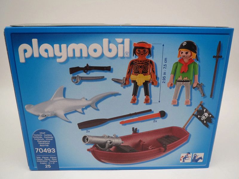 Playmobil 70493 "Piraten Ruderboot, Kanone und Hammerhai in Wolnzach