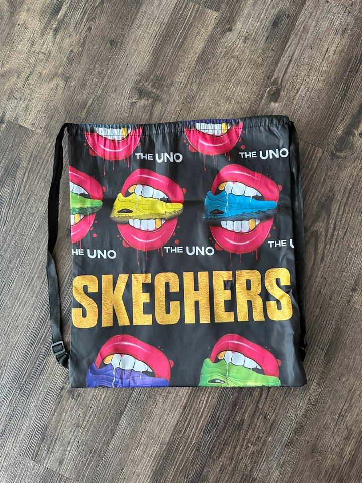 Sketchers Turnbeutel Rucksack Sporttasche - The UNO Schwarz - Neu in Kassel