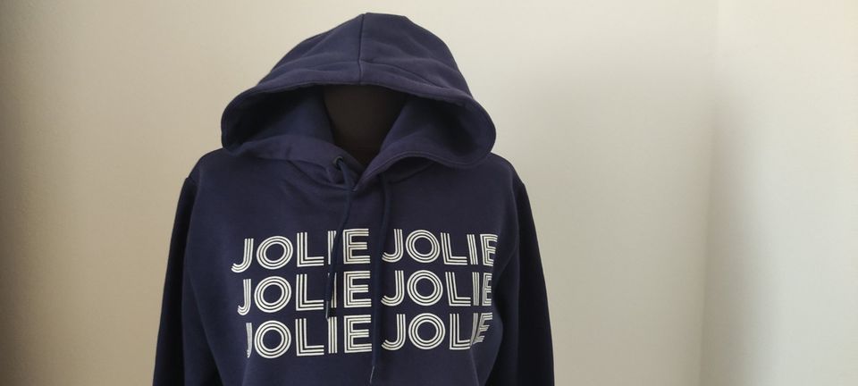 Jolie Jolie Pulli Hoodie Gr.XS Pullover Kapuze dunkelblau wie neu in München
