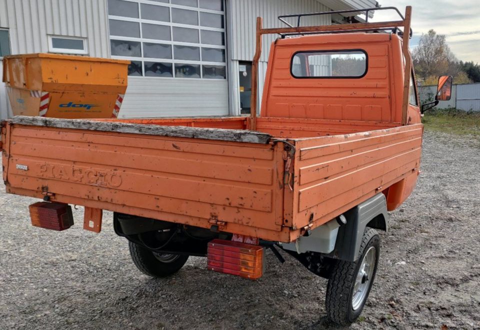 APE P602 LS - Orange - 1983 - Einsteigen und Losfahren in Kaufbeuren