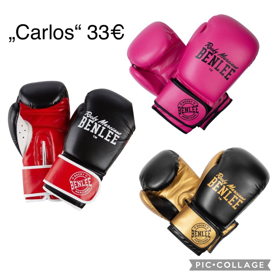 Benlee „Carlos“ Boxhandschuhe 8 10 12 14 Uz Boxen Kickboxen in Gütersloh