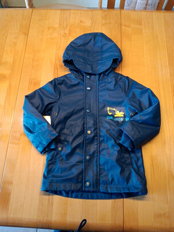 Regenjacke pocopiano Gr. 98, passt auch bei 92, blau, gefüttert in Bad Iburg