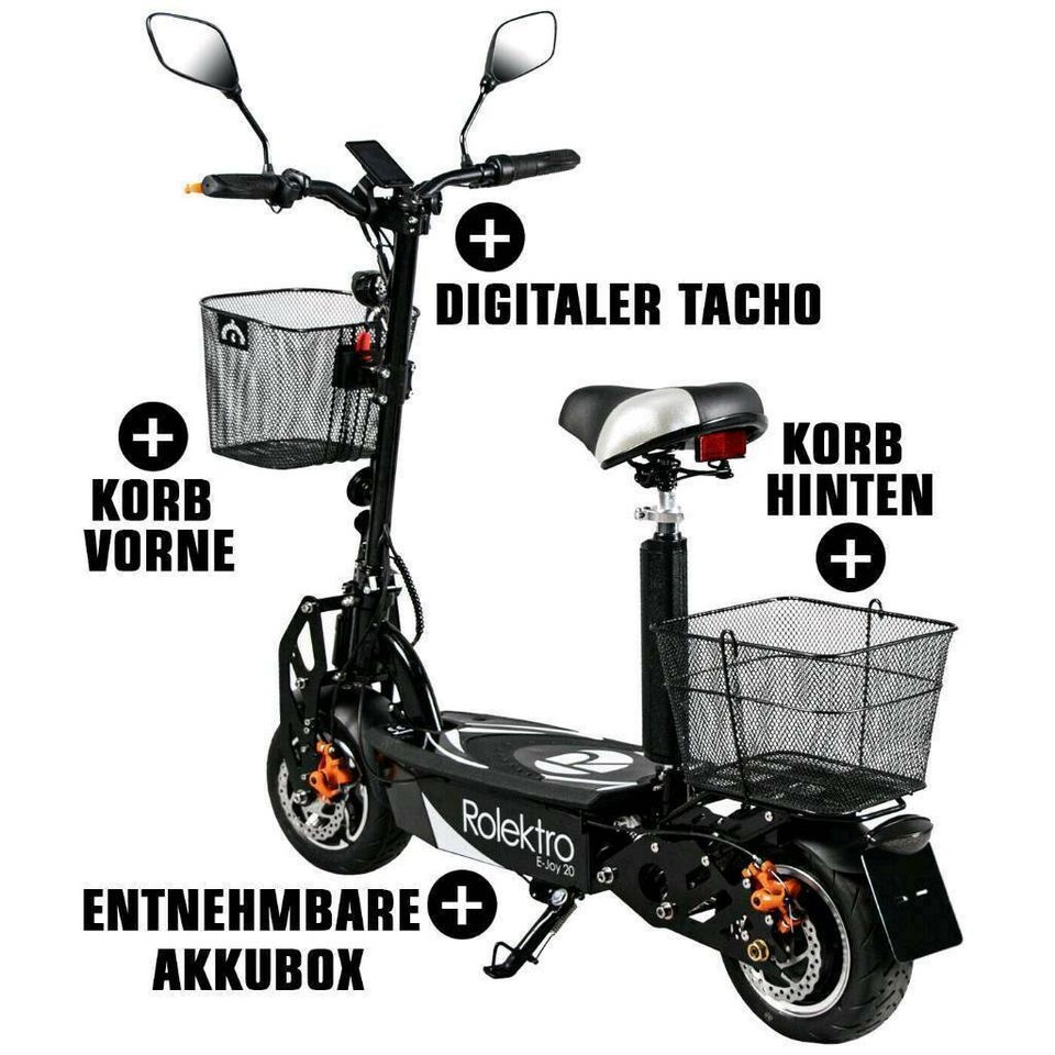 Rolektro E-Joy 20 45 Elektroroller Elektro Scooter E-scooter in Stockach