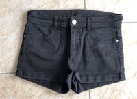 schwarze Jeansshorts Gr. 158 von H&M Hannover - Misburg-Anderten Vorschau