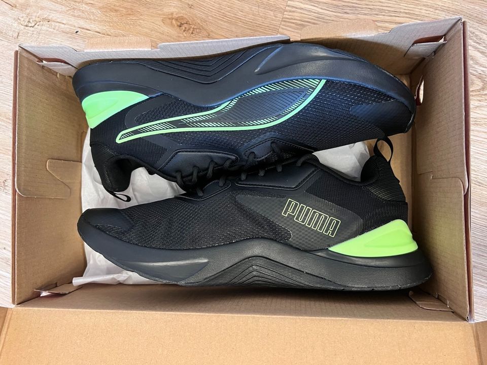 Puma Infusion Sportschuhe - Laufschuhe - black fizzy lime 46 NEU in Lünen