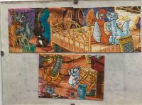 Aristocats 3 x Puzzle 1989  o Beipackzettel Ü Eier Happy  Hippos Dortmund - Syburg Vorschau