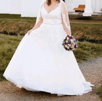 Brautkleid - Hochzeitskleid (ivory) mit Reifrock, Schleier Brandenburg - Calau Vorschau