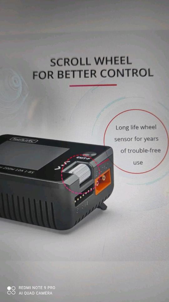 M7 200w 10A Balance Ladegerät Entladen fur1-6Lipo Batterie in Roth