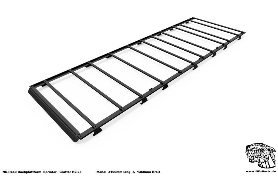Dachträger Plattform Mercedes Sprinter / VW Crafter ND-Rack in Langenberg