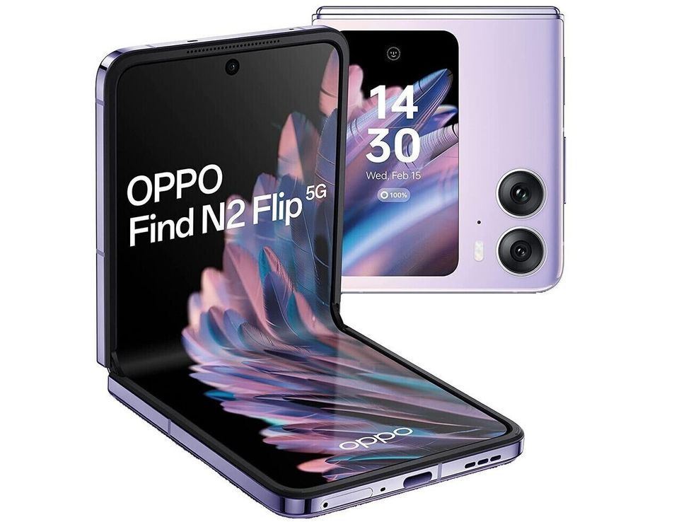 OPPO Find N2 Flip Moonlit Purple DUAL-Sim Handy Smartphone 256GB in Köln