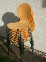 Stühle, Holz/Metall, auch einzeln zu verk. 8 Stück pro St. 15 € Baden-Württemberg - Bad Friedrichshall Vorschau