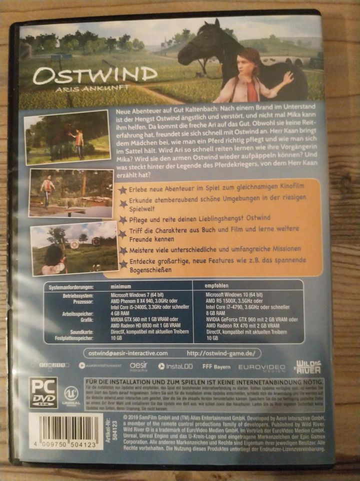 NEU - PC DVD/ROM Spiel - Ostwind - Aris Ankunft in München