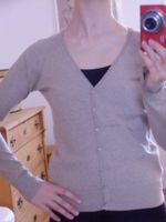 Weste Cardigan beige taupe H&M Bayern - Wurmannsquick Vorschau