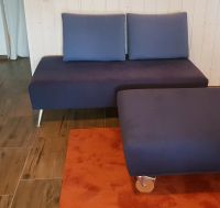 Bequeme Schlaf-Couch Sofa Sitzmöbel mit Fußablage Wohnzimmercouch Hessen - Otzberg Vorschau