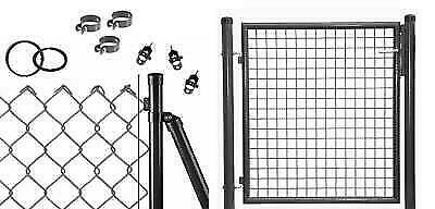 50 m Komplett Set EXPERT Maschendrahtzaun + TOR ANTHRAZIT 100 cm in Hahn am See