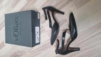 Pumps S.Oliver 38 schwarz Leder Nordrhein-Westfalen - Bad Driburg Vorschau