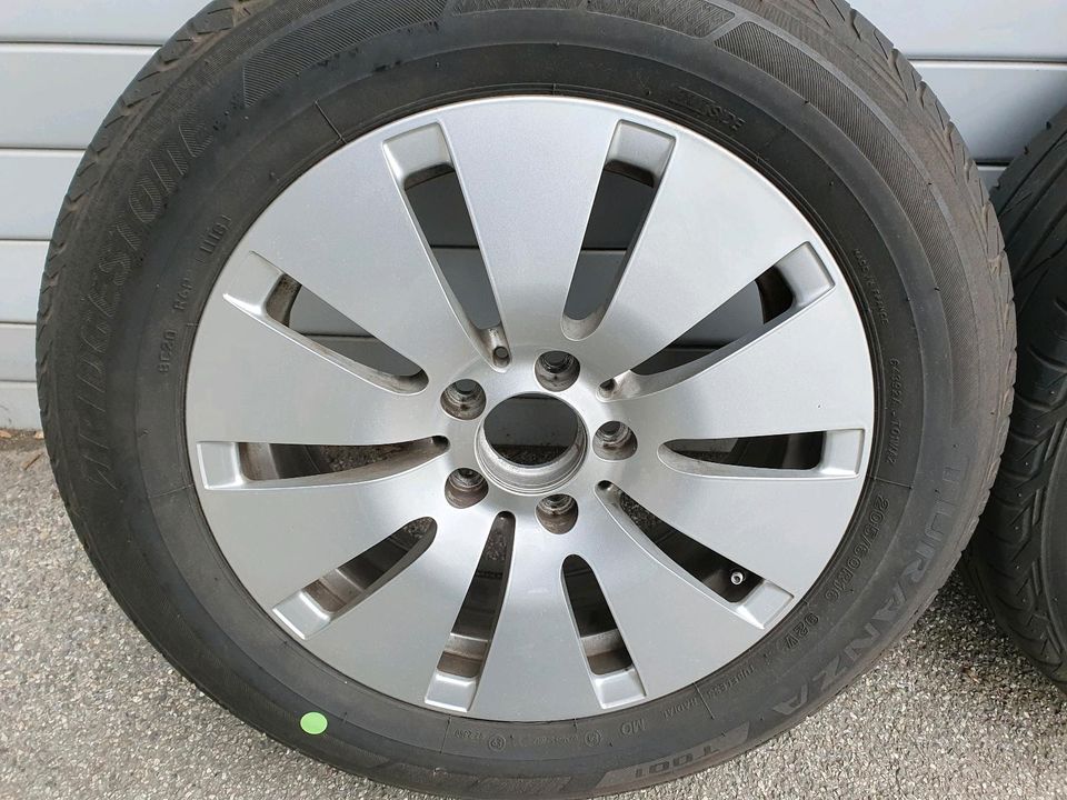 Mercedes C-Klasse W205 Felgen A2054010100 Sommerreifen 205/60R16 in Obertshausen