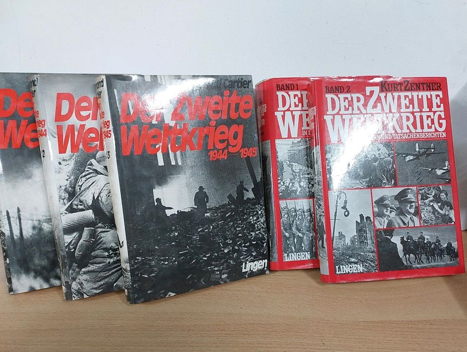 Konvolut Bücher 1 und 2 Weltkrieg in Springe