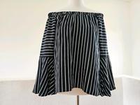 Carmen Shirt mit Trompetenärmeln, Apricot, Größe M Hessen - Söhrewald Vorschau