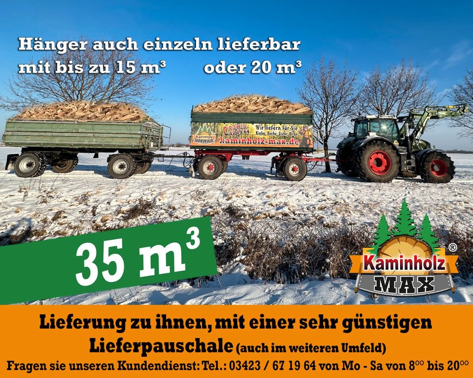 „ab 4 m³ bis 35 m³ - 40 km um Groitzsch  Pegau , Kaminholz, Brennholz, Feuerholz, Holzvergaser, Kamin, Holz, Feuer, Brenn in Pegau