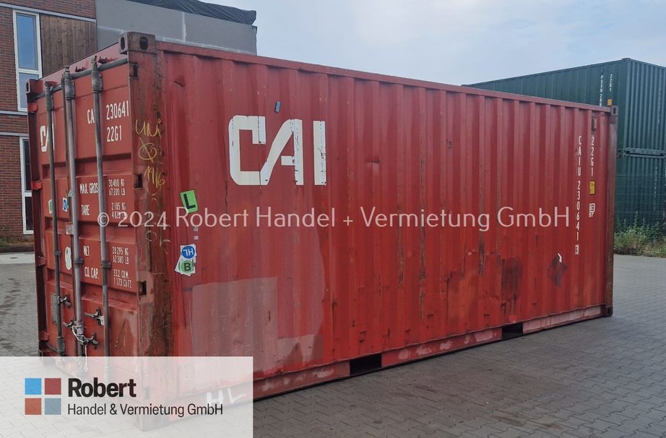 20 Fuss Lagercontainer, gebraucht Seecontainer, Container, Baucontainer, Materialcontainer in Nehmten