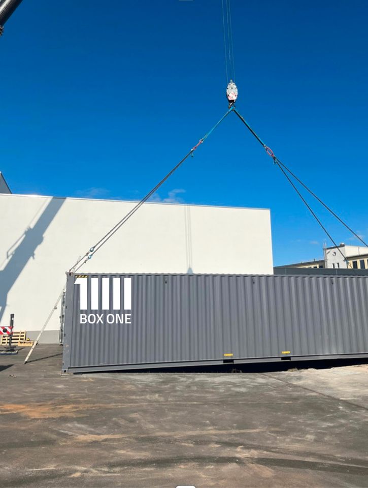 Seecontainer kaufen | 40 Fuß Seecontainer High Cube | XL Größe - Jetzt anrufen in Mainz