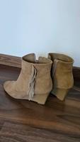 Damen Stiefeletten #37 beige, Wildleder Bayern - Bamberg Vorschau
