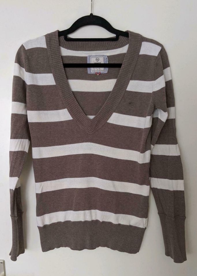 Esprit Pullover Damen Gr.L Farbe braun/beige gestreift in Berlin