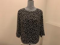 Bluse Falesha Popart OPUS Größe 38 schwarz mit weißen Punkten Neu Nordrhein-Westfalen - Rietberg Vorschau