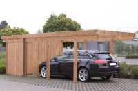 Carport Amrum 1 Douglasie 300 x 500 cm ohne Dacheindeckung Einzelcarport Doppelcarport Abstellplatz Autounterstand Holzunterstand Holzschuppen Garage Hessen - Birstein Vorschau