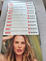 Würth Kalender Sammlung von 2012 bis 2022 Sachsen - Sehmatal-Cranzahl Vorschau