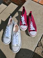 Schuhe Silber und Weinrot 38 Baden-Württemberg - Wendlingen am Neckar Vorschau