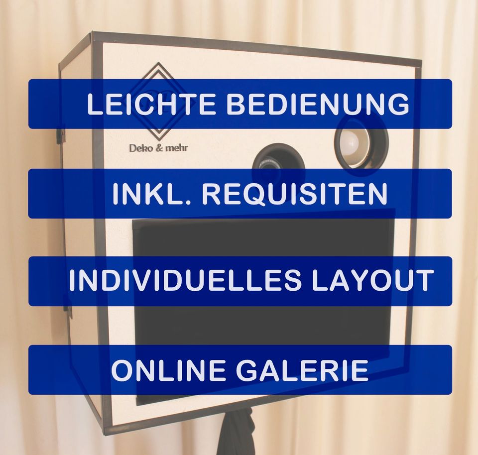 Fotobox- Photobooth- Hochzeit, Geburtstag, Event, Touch, Bilder in Hameln