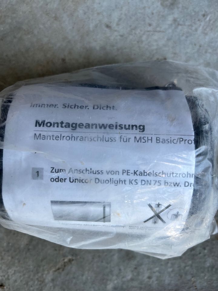 Mantelrohranschluss für MSH DN75 in Rottenburg am Neckar