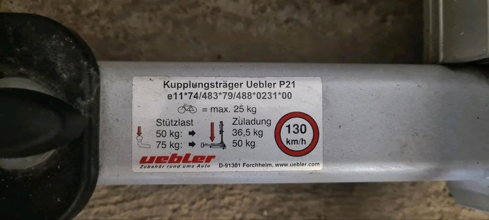 Fahrradträger VW/Uebler 50kg in Berlin