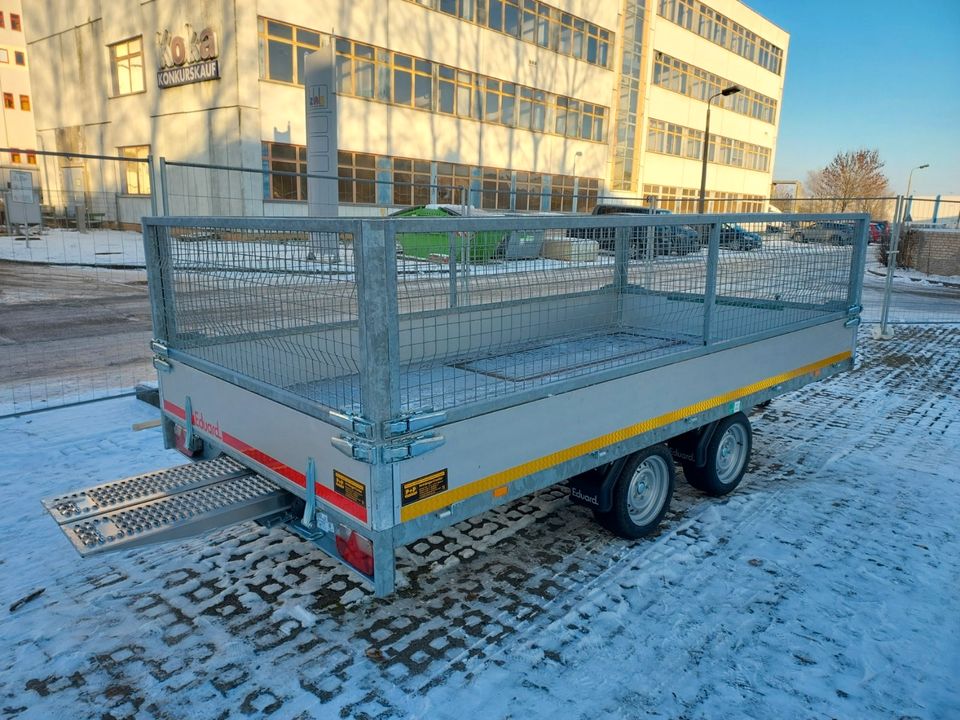 2700 KG KFZ Auto Holz Transport Trailer Anhänger Multi mieten in Neubrandenburg